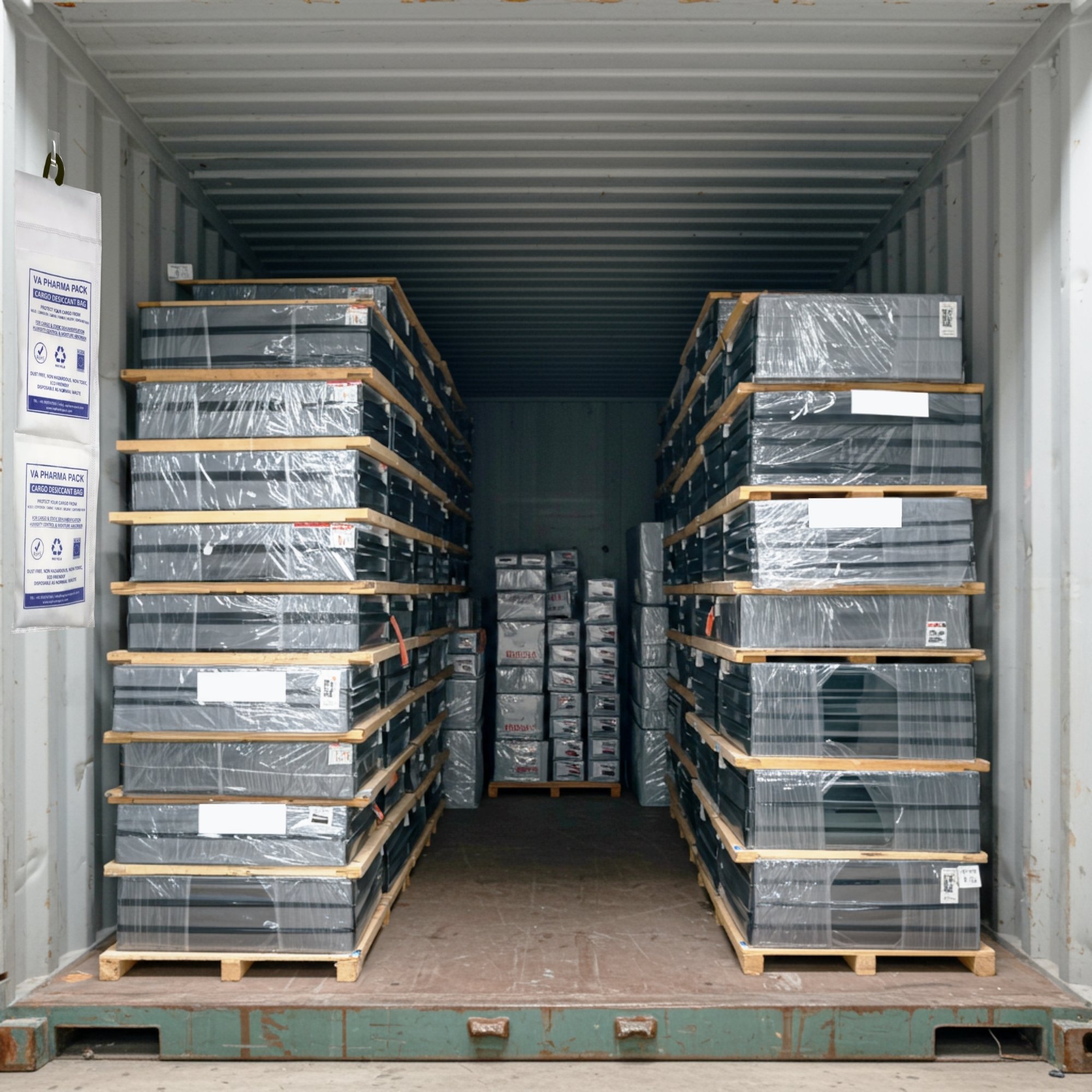Desiccant made for automotive glass