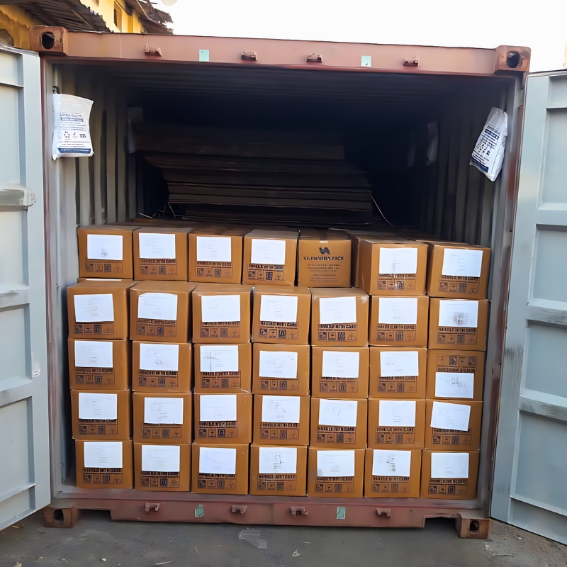 Desiccant bags for paper product container shipping