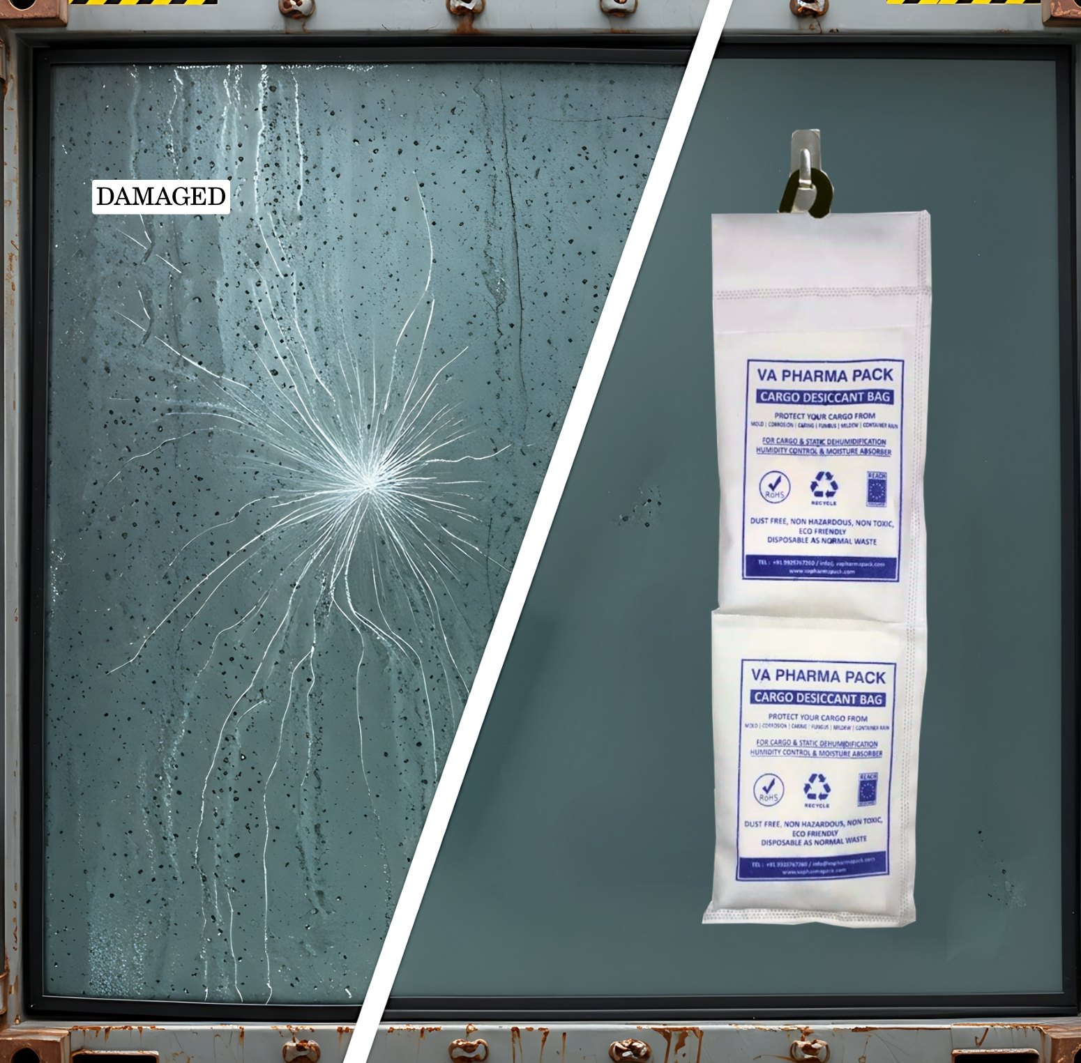 Desiccant made for automotive glass.