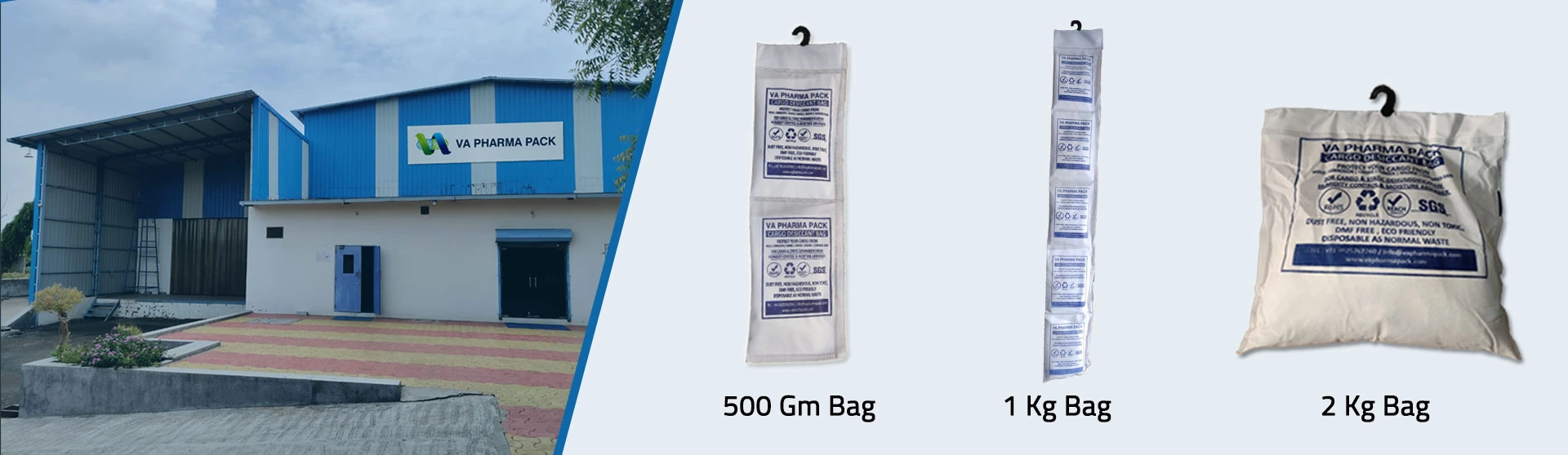 WAREHOUSE MOISTURE PROTECTION USING DESICCANT STRIP