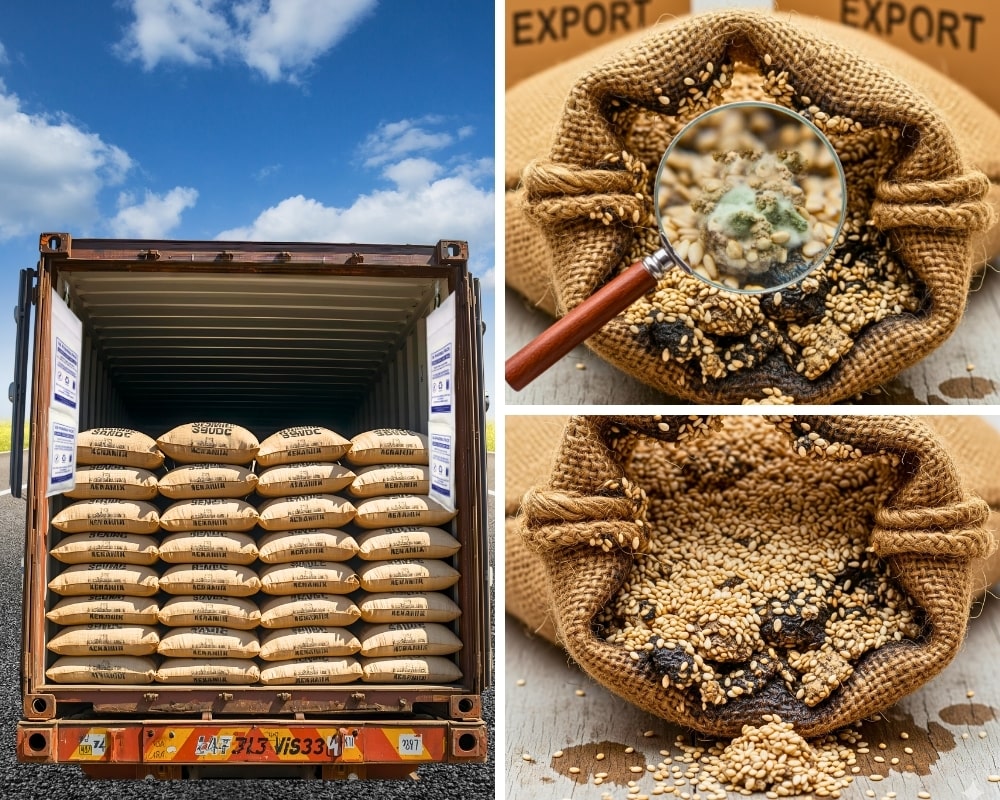 MOISTURE STANDARDS IN SESAME SEED EXPORT